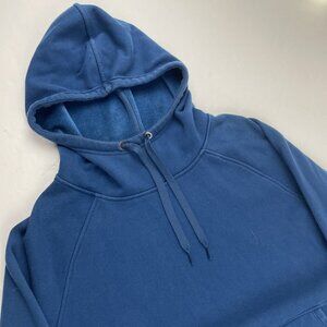 Athleta Cozy Karma Lounger Hoodie Sweatshirt Women’s S Soft Plush Lining Blue